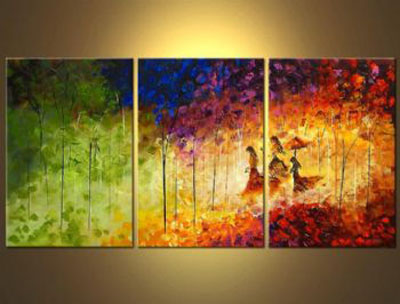 400x304 Angels By My Side Modern Canvas Art Wall Decor Landscape Oil - Landscape Wall Painting