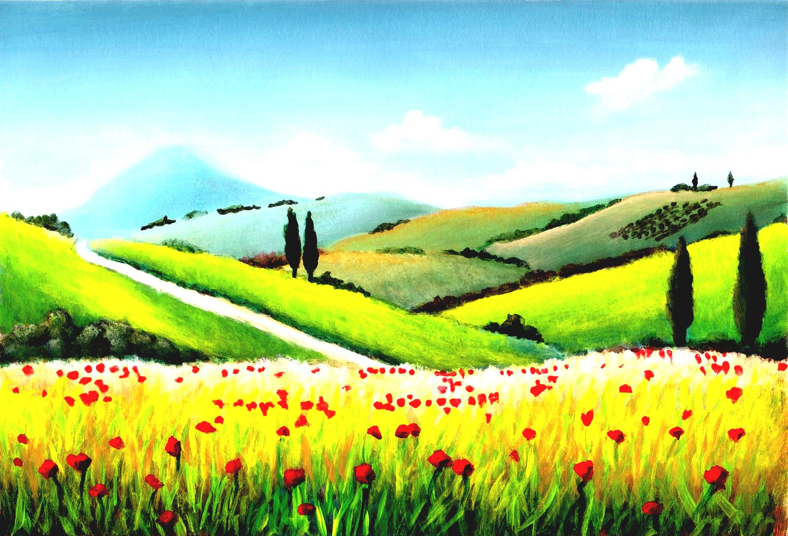 1600x1088 Landscaping Painting Images Front Yard For Beginners Ideas - Landscaping Painting Pictures