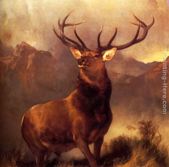 720x712 Sir Edwin Henry Landseer Monarch Of The Glen Painting Anysize 50 - Landseer Painting