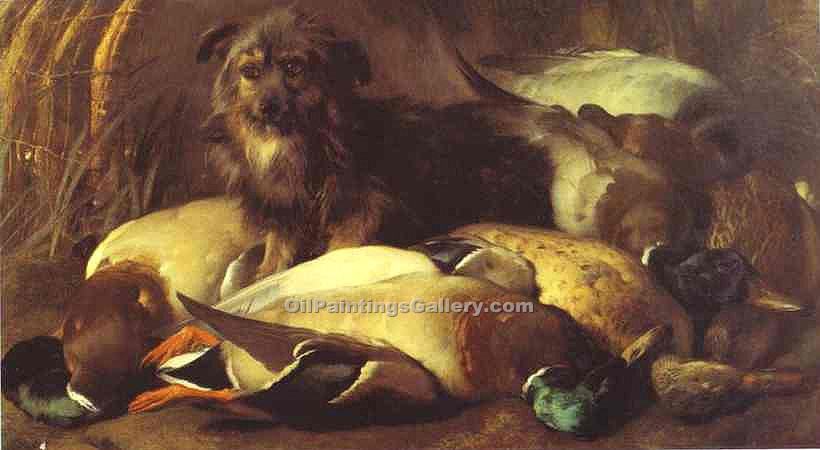 820x450 Decoyman S Dog And Duck By Sir Edwin Henry Landseer (Painting Id - Landseer Painting
