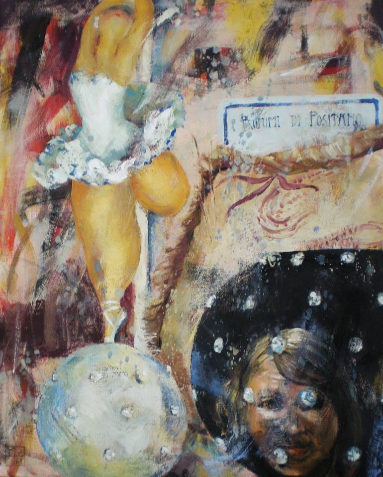 770x957 Saatchi Art The Dancer Painting By Michaela Knittelfelder Lang - Lang Painting