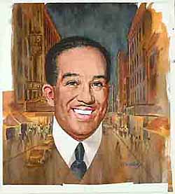 250x277 Original Artwork Tom Mcneely Langston Hughes - Langston Hughes Painting