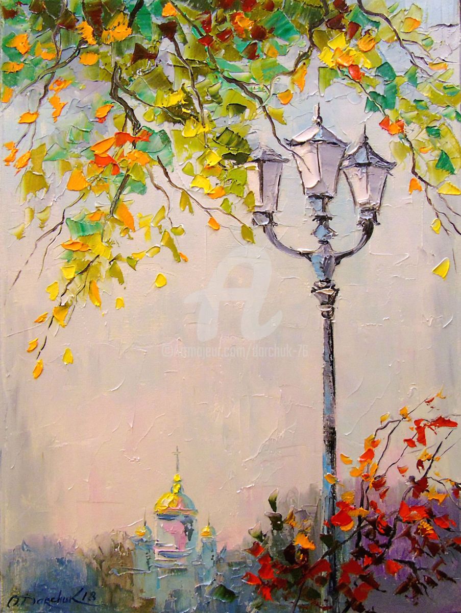 903x1200 Lonely Lantern (Olha) - Lantern Painting