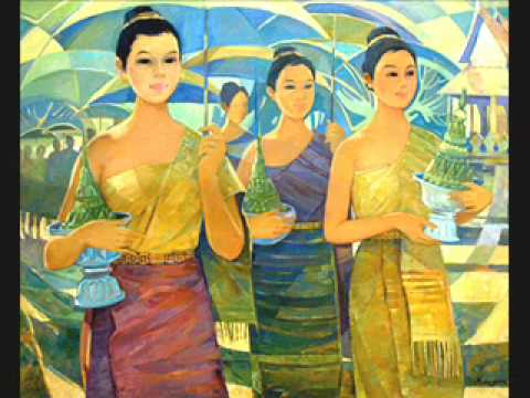 480x360 Laos Original Painting - Laos Painting