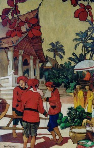 300x473 Marc Leguay - Laos Painting