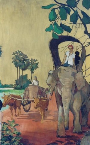 300x483 Artist Notes (Social) Realism Laos - Laos Painting