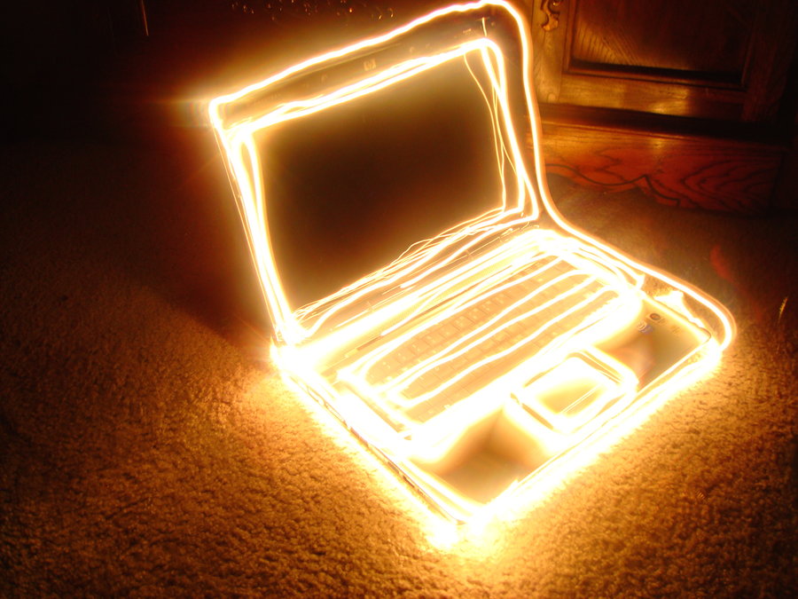 900x675 Painting With Light - Laptop Painting