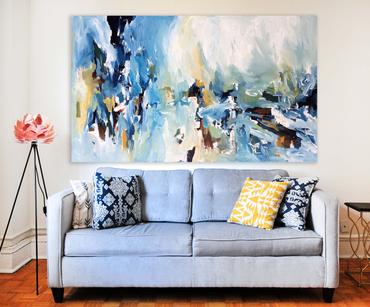 370x307 Large Abstract Paintings I Original Art I - Large Abstract Painting