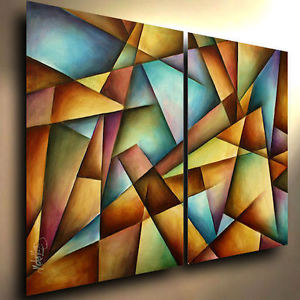 300x300 Large Abstract Painting Modern Art Contemporary Mix Lang Cert - Large Abstract Painting