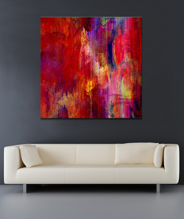 600x713 Purchase Large Abstract Paintings Transition Art - Large Abstract Painting
