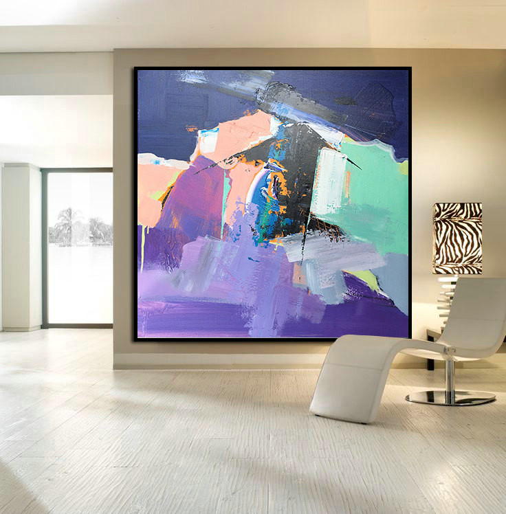 736x748 Original Artwork Extra Large Abstract Painting, Acrylic Painting - Large Acrylic Painting