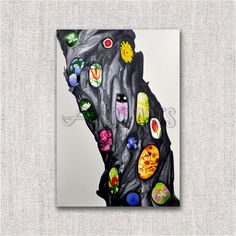 236x236 Modern Large Abstract Beautiful African Woman Painting - Large African Woman Painting