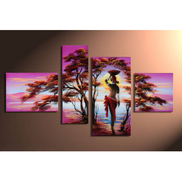 600x600 Tokyo Art Lab.inc. Rakuten Global Market Beautiful Paintings - Large African Woman Painting