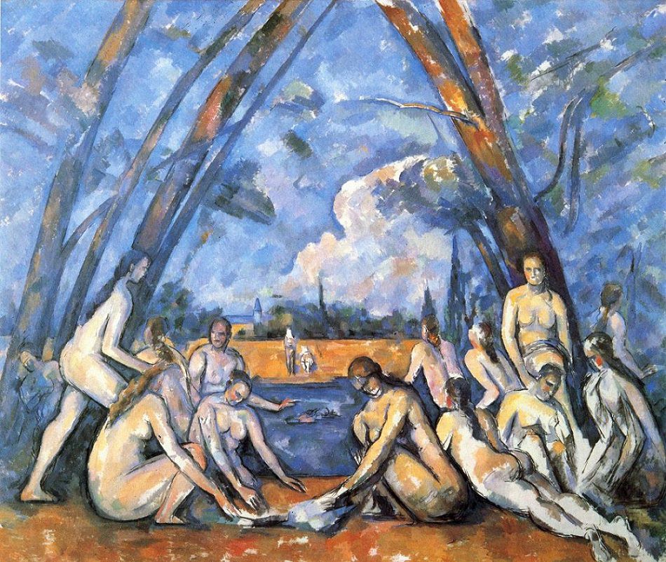 950x802 The Large Bathers, 1898 1905 By Paul Cezanne - Large Bathers Painting