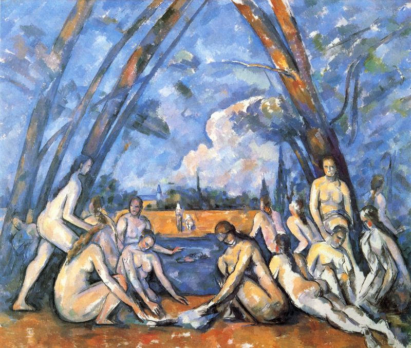 800x677 The Large Bathers - Large Bathers Painting