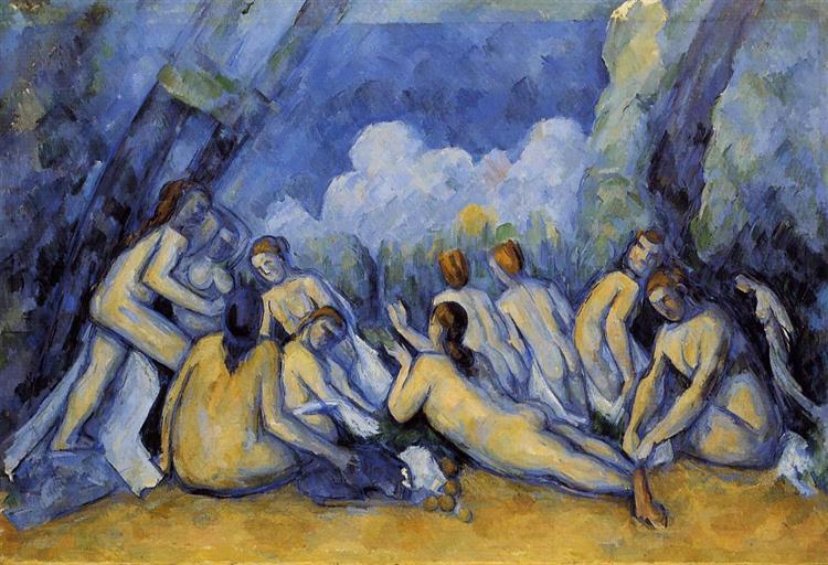 750x512 Large Bathers, 1900 - Large Bathers Painting