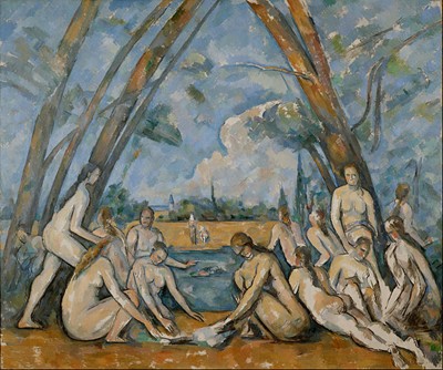 400x334 Large Bathers, Paul Cezanne Analysis - Large Bathers Painting