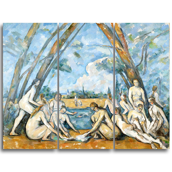 600x600 Shop Design Art - Large Bathers Painting