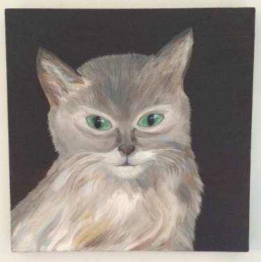 375x376 Large Cat Painting On Canvas Paintings For Sale Saatchi Art - Large Cat Painting
