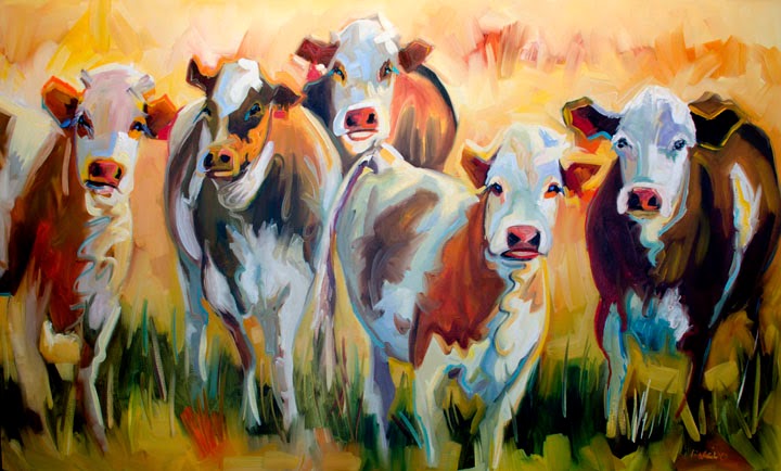 720x434 Diane Whitehead - Large Cow Painting