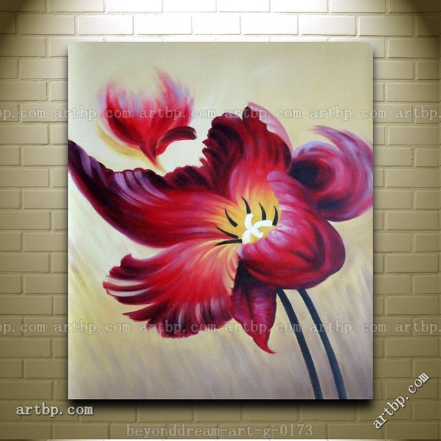 640x640 Blooming Purple Flowers Handpainted Oil Painting On Canvas - Large Flower Painting