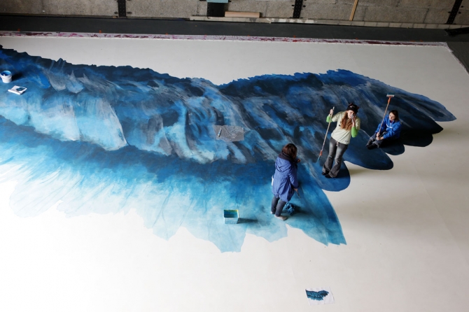 670x446 Marc Van Helden 1st Year 022014 - Large Format Painting