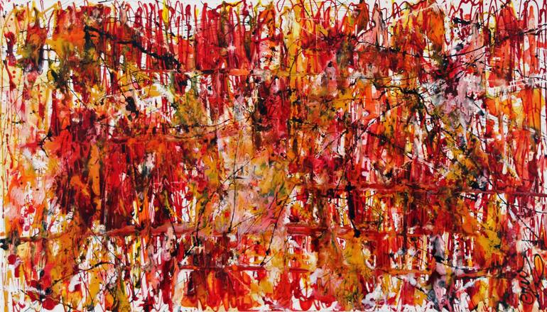 770x440 Saatchi Art Choices In Life Abstract Modern Dripping Pollock - Large Format Painting