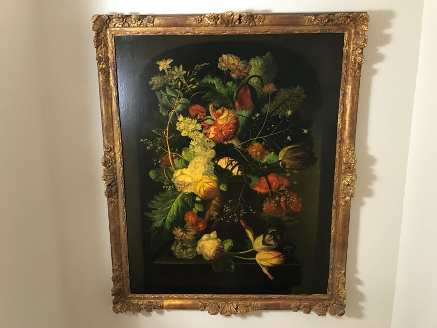 900x675 Chinese Artist Siu Ho Lee Large Framed Oil Painting On Canvas - Large Framed Painting