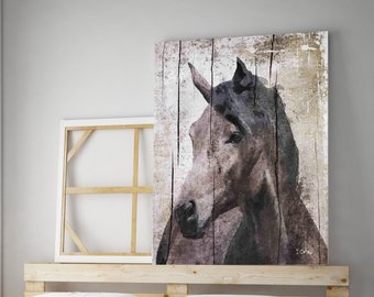 340x270 Large Horse Painting Etsy - Large Horse Painting