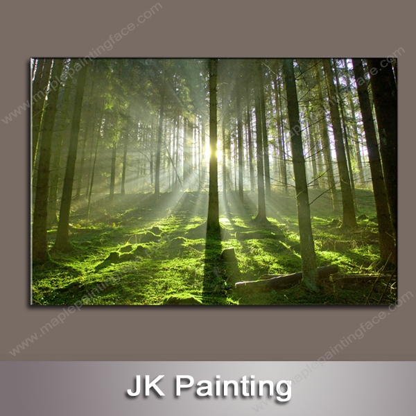 600x600 Large Canvas Fine Art Scenery Print Wall Picture From Modern - Large Landscape Painting