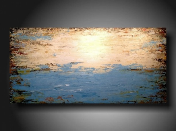 613x457 Art Original Abstract Painting Modern Landscape Painting Medium B - Large Landscape Painting