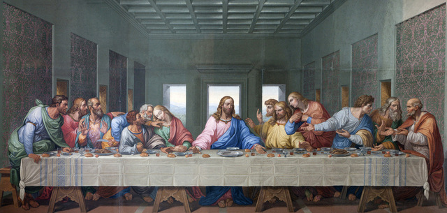 640x305 Wholesale Oil Painting - Large Last Supper Painting