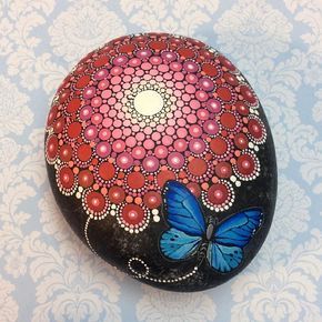 290x290 Butterfly Mandala Stone Large Powerful Quotes - Large Mandala Painting