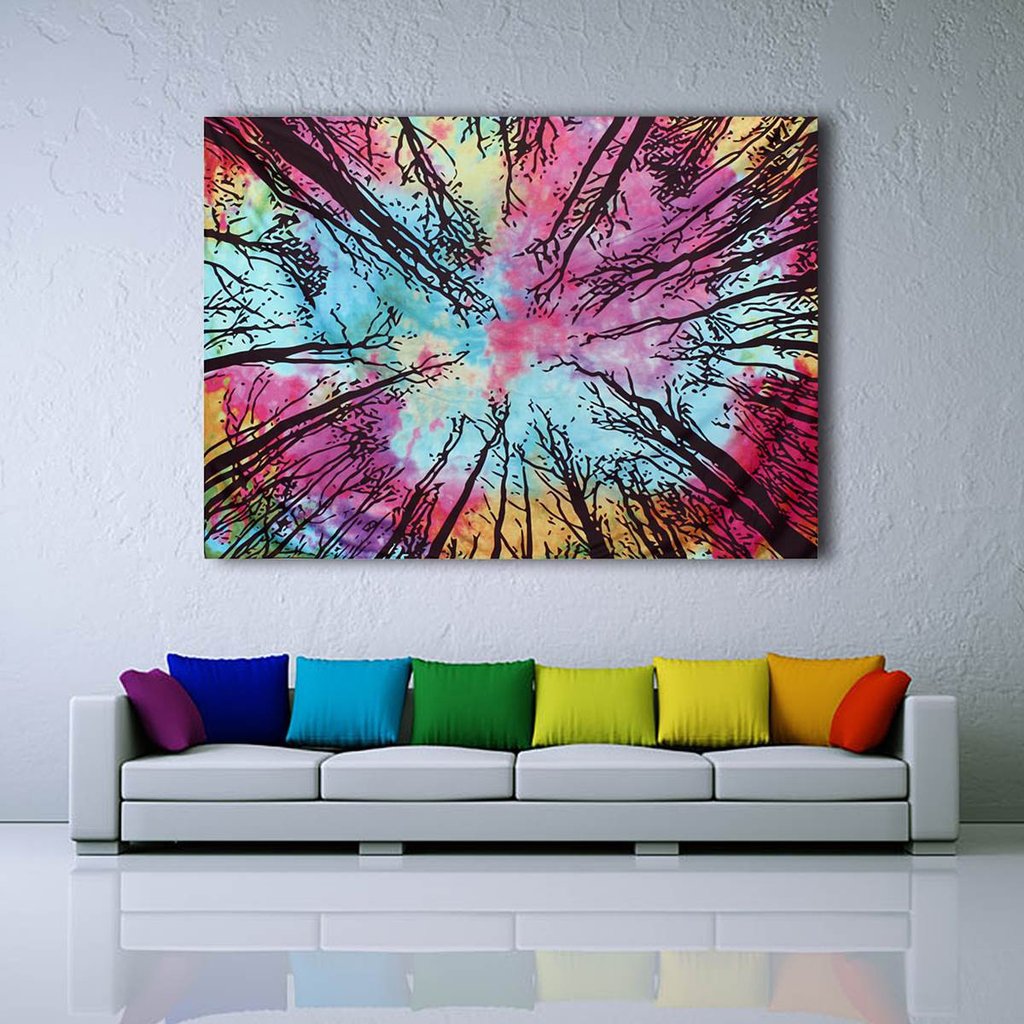 1024x1024 Mandala Tapestries Prana Angels - Large Mandala Painting