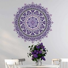 238x238 Wall Painting Stencils Furniture Stencil Designs Design For Walls - Large Mandala Painting