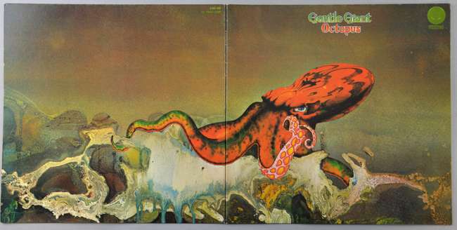 650x328 Roger Dean (B. 1944) - Large Octopus Painting