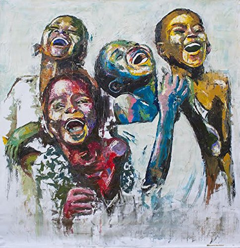 484x500 Julio Limited Edition Extra Large Kids Oil Painting Signed Print - Large Oil Painting