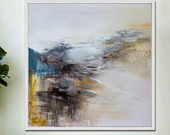 340x270 Large Wall Art Landscape Oil Painting On Canvas By Leonid - Large Oil Painting