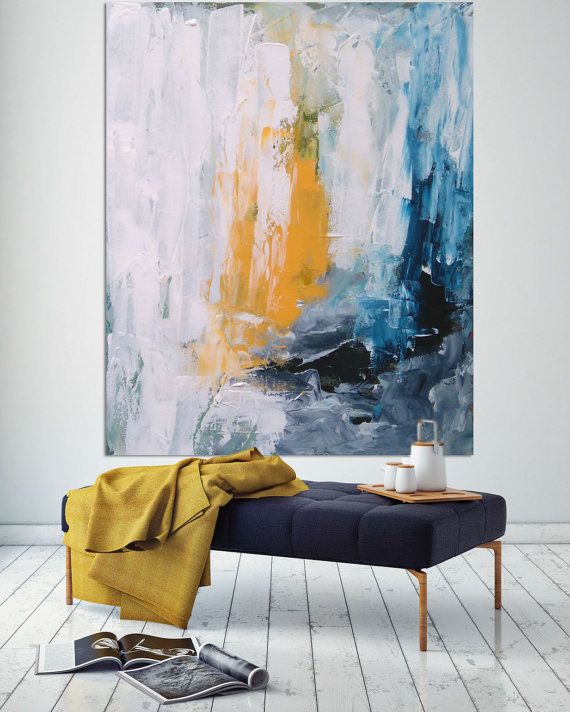 570x712 Original Large Abstract Painting, Acrylic Painting On Canvas - Large Painting