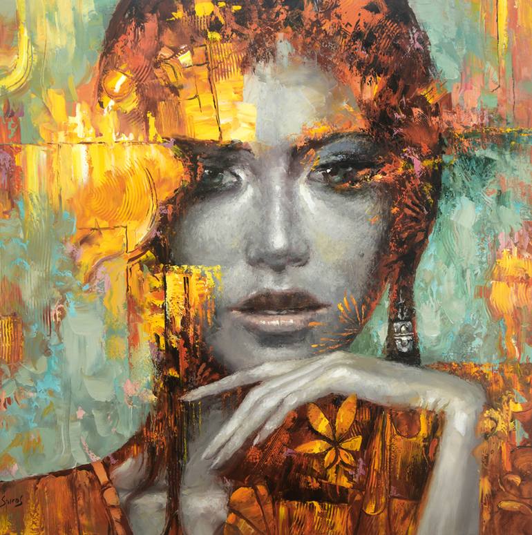 770x775 Saatchi Art Portrait Enia - Large Painting