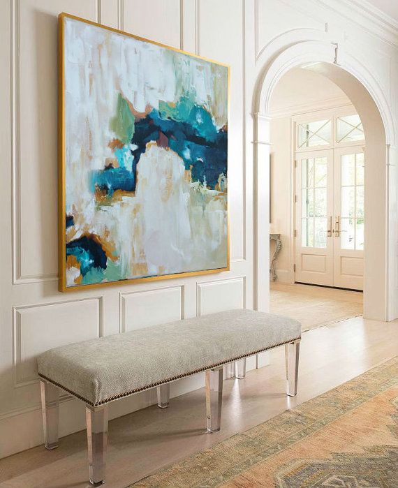570x699 Hand Painted Large Original Painting, Abstract Art, Acrylic - Large Painting