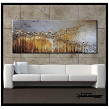 350x350 Extra Large Modern Abstract Canvas Wall Art. Limited - Large Painting Canvas