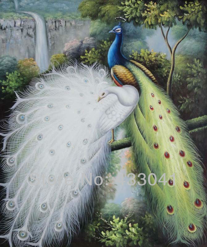 Large Peacock Painting At PaintingValley Com Explore Collection Of   Large Peacock Painting 14 