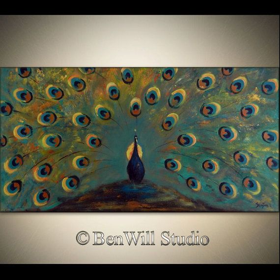 Large Peacock Painting At PaintingValley Com Explore Collection Of   Large Peacock Painting 22 