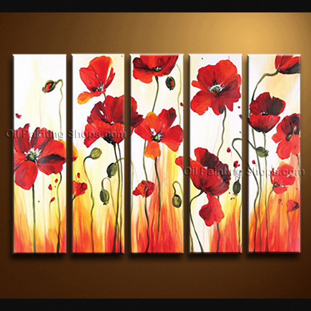 Large Poppy Painting at PaintingValley.com | Explore collection of ...