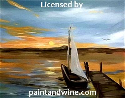 400x315 Fri, Jun 22, 10 1130am Private Houston Painting - Large Sailboat Painting