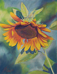 233x300 Large Sunflowers Paintings Fine Art America - Large Sunflower Painting