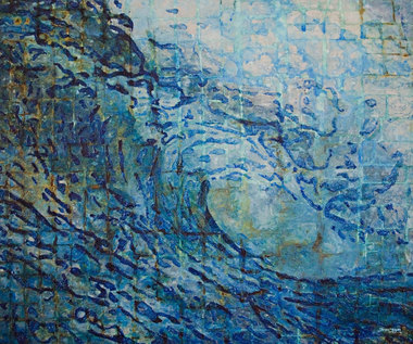 380x317 Original Wave Art By Tamara Kapan - Large Wave Painting