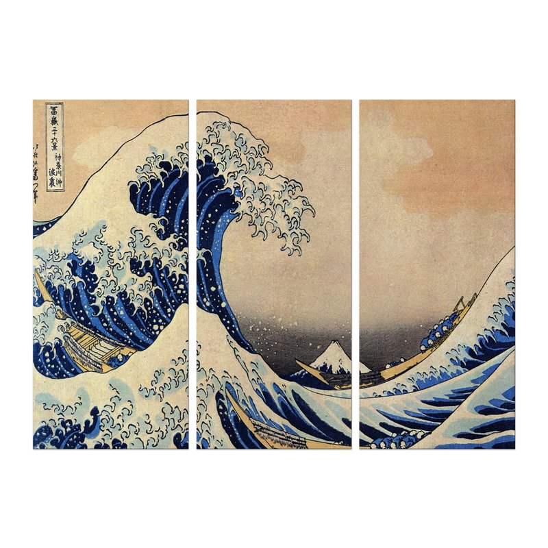 800x800 Bilderdepot24 - Large Wave Painting
