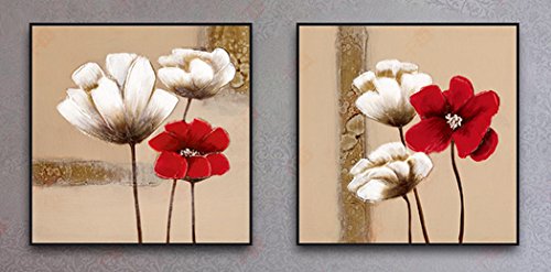 500x247 Wall Art Beautiful Images About Red Flower Canvas Wall Art Red - Large White Flower Painting